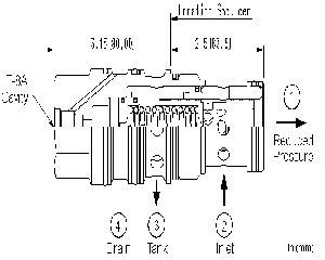 Sun Hydraulics - Sun Pilot Operated, Pressure Reducing/Relieving Main Stage with Integral T-8A Control Cavity - Womack Product