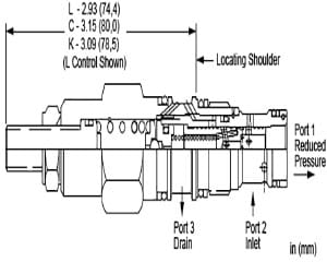 Sun Hydraulics - Sun Pilot Operated, Pressure Reducing/Relieving - Womack Product