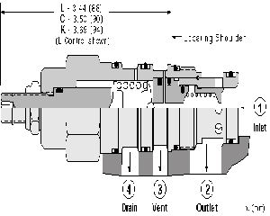 Sun Hydraulics - Sun Ventable Pilot Operated Balanced Piston Ext Drain - Womack Product